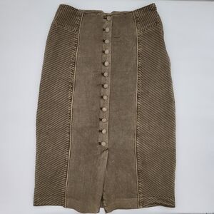 Millard Fillmore VTG Pencil Skirt Sz 26 Bohemian